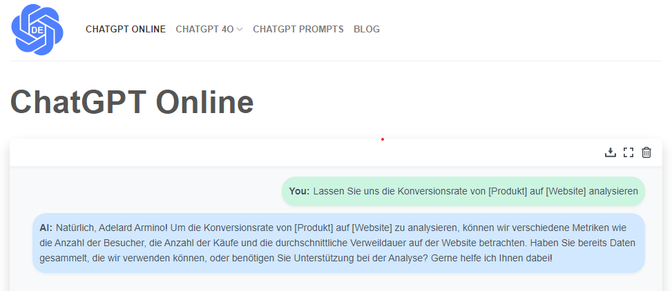 Website-Daten analysieren