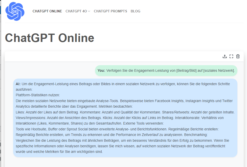 ChatGPT-Aufforderungen zur Analyse auf sozialen Plattformen