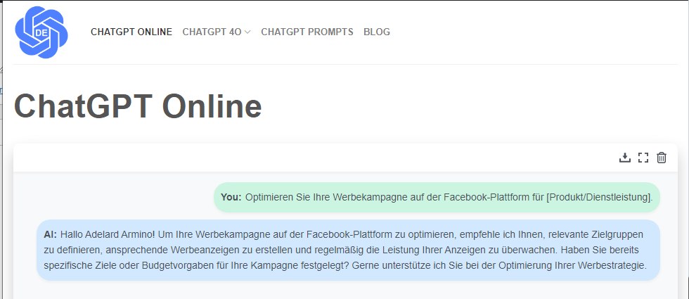 ChatGPT-Eingabeaufforderung zu Analysen in der Marketingwerbung