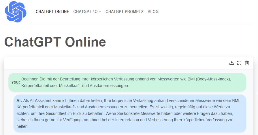 Personalisierte Trainingsaufforderungen