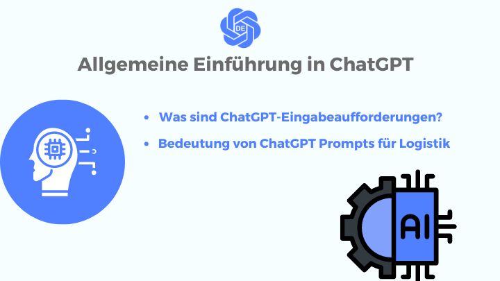 ChatGPT Prompts für Logistik - Übersicht über ChatGPT