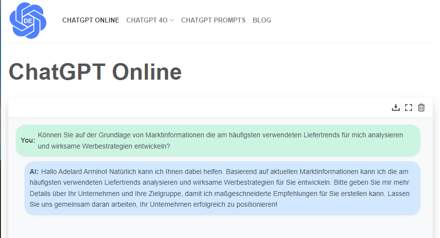 ChatGPT für Logistik-Prompts bietet spezifische Vorschläge und Anfragen