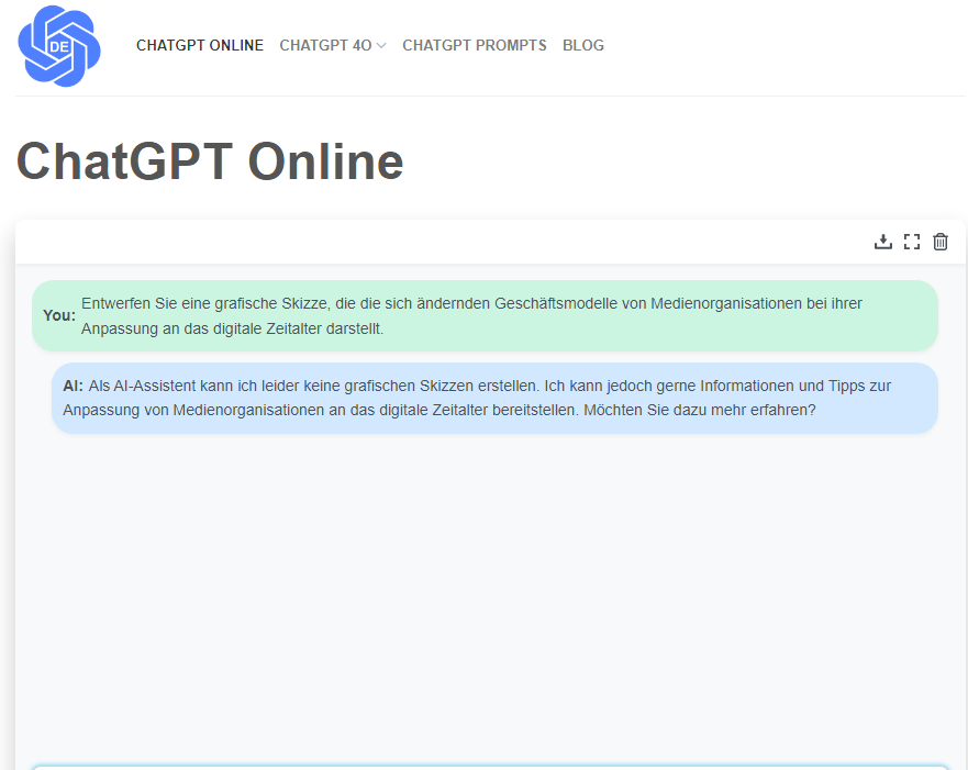 ChatGPT Prompts  für Medien 