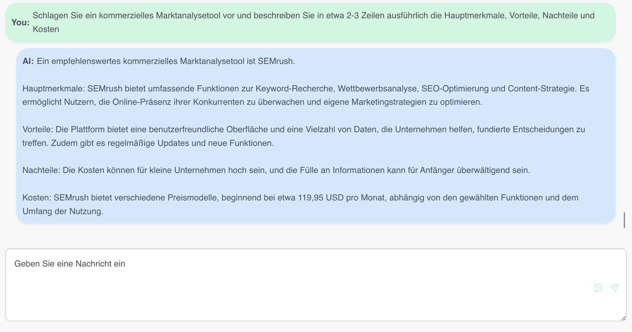 Datenanalyse und -berichterstattung