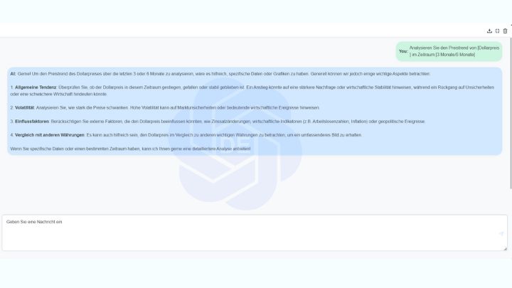 Analysieren Sie den Preistrend - ChatGPTDeutsch