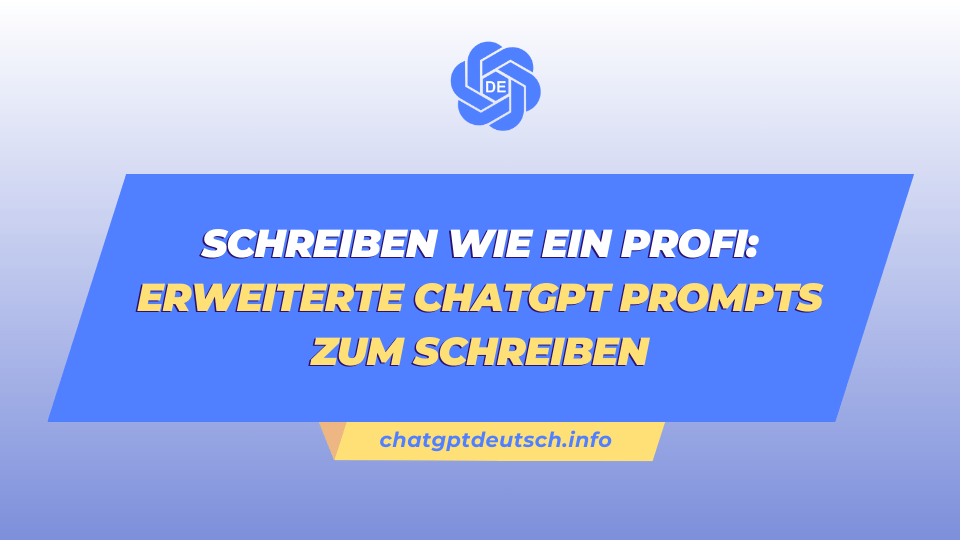 chatgpt prompts zum schreiben