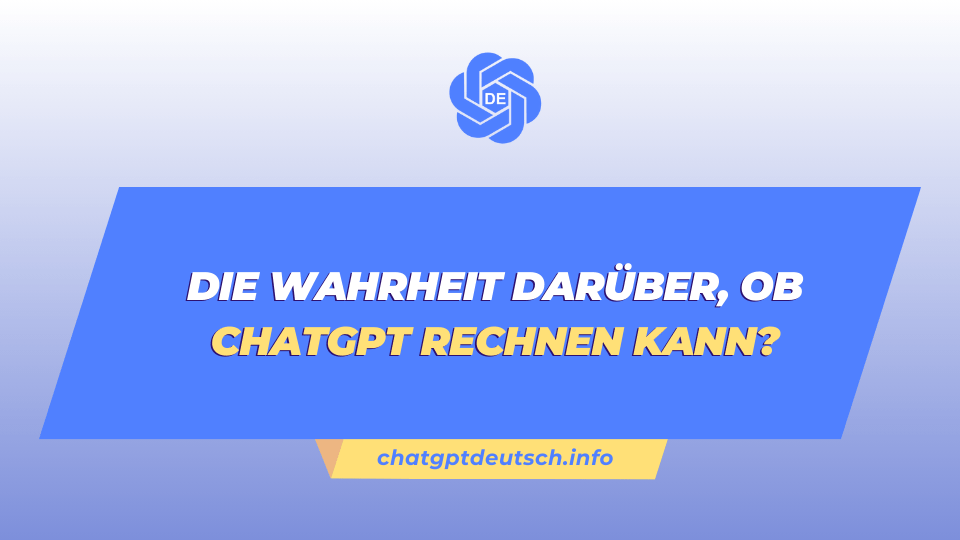 ChatGPT rechnen