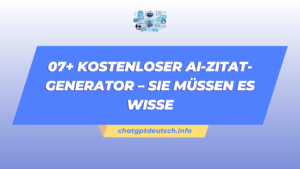 07+ Kostenloser AI-Zitat-Generator – Sie müssen es wisse