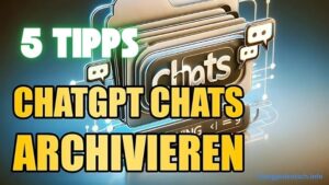 ChatGPT archivierte Chatsfinden