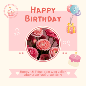 Glückwünsche zum 18. Geburtstag!-min