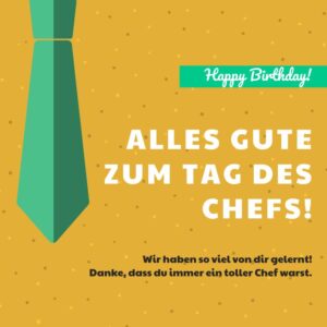 geburtstagsspruch chefin