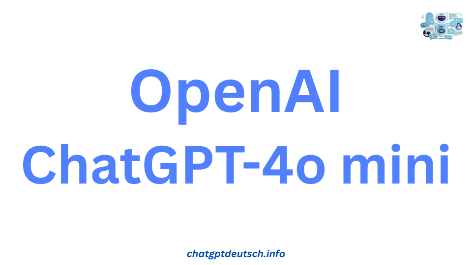 OpenAI-GPT-4o mini